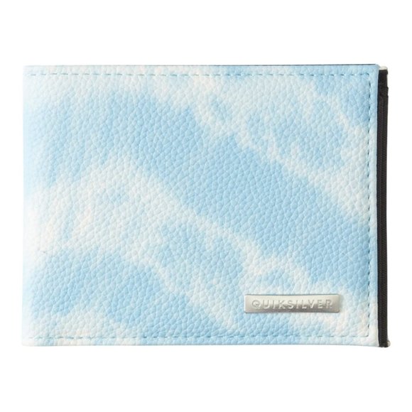 NWT Quiksilver | Blue Tie-Dye Logo Freshness Wallet - Picture 1 of 3